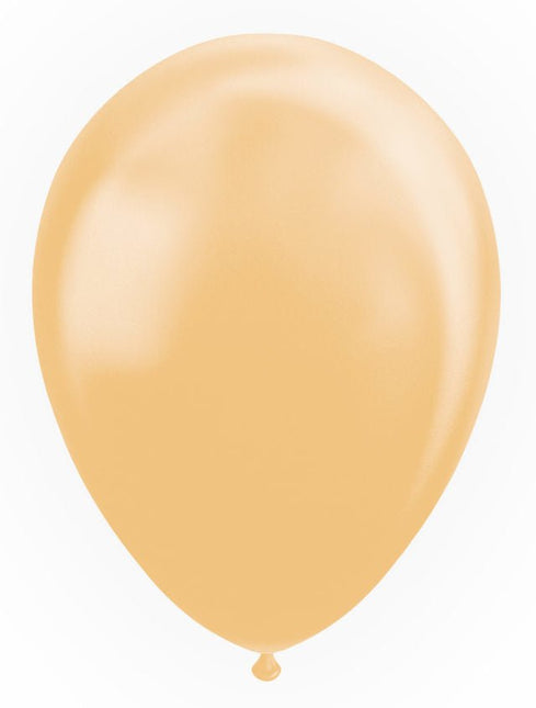 Perzikkleur Ballonnen Pastel Macaron 30cm 25st van WeFiesta koop je bij Partywinkel