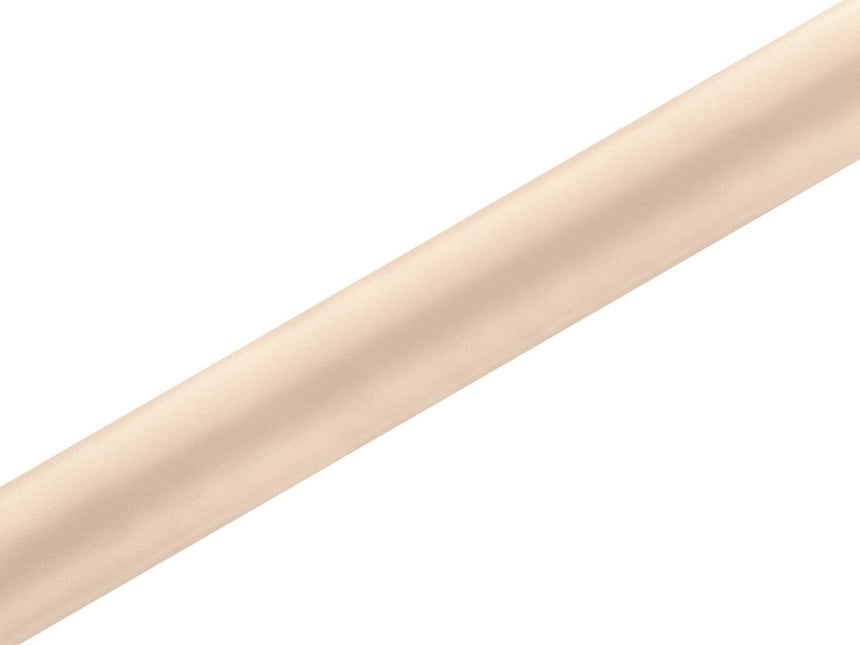 Perzikkleurige Tafelloper 36cm 9m van Partydeco koop je bij Partywinkel