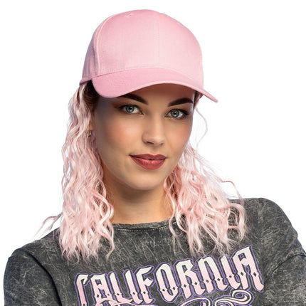 Pet Casey met pruik roze van Boland koop je bij Partywinkel