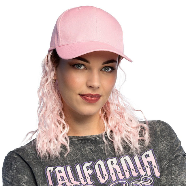 Pet Casey met pruik roze van Boland koop je bij Partywinkel