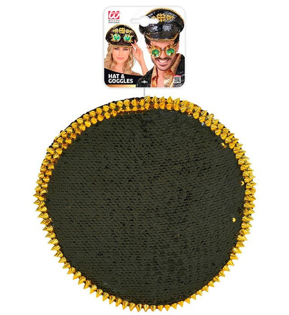 Pet gespijkerd met juwelen, gespijkerde bril van Widmann koop je bij Partywinkel