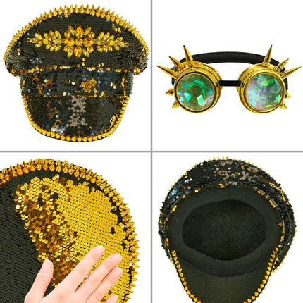 Pet gespijkerd met juwelen, gespijkerde bril van Widmann koop je bij Partywinkel