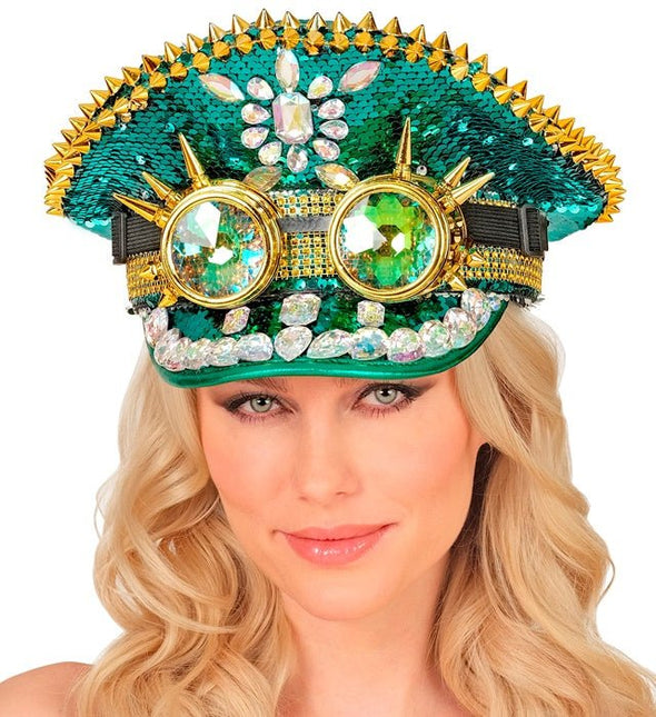 Pet Gespijkerd Met Juwelen Gespijkerde Kaleidoscoop bril van Widmann koop je bij Partywinkel