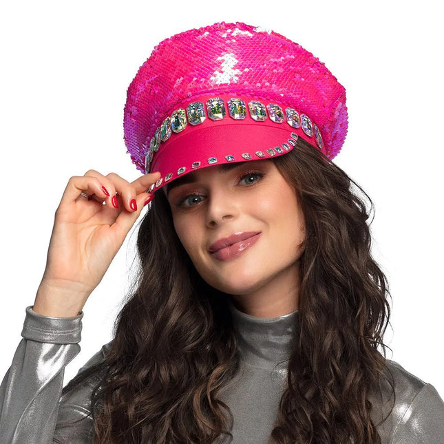 Pet Roze Pailletten Omkeerbaar van Boland koop je bij Partywinkel