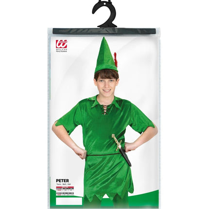 Peter Pan Kostuum Groen Jongen van Widmann koop je bij Partywinkel