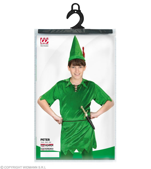 Peter Pan Kostuum Groen Jongen van Widmann koop je bij Partywinkel