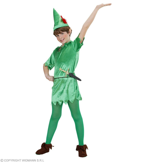Peter Pan Kostuum Groen Jongen van Widmann koop je bij Partywinkel