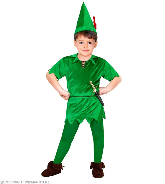 Peter Pan Kostuum Groen Jongen van Widmann koop je bij Partywinkel