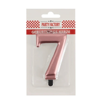 7th Anniversary Rose Gold Candle