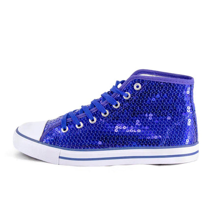 Blue Shoes with Glitter