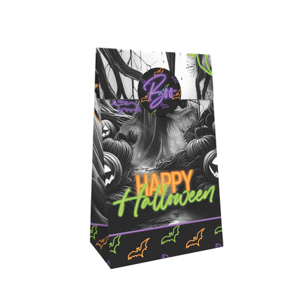 Neon Halloween Treat Bags, 10-Pack