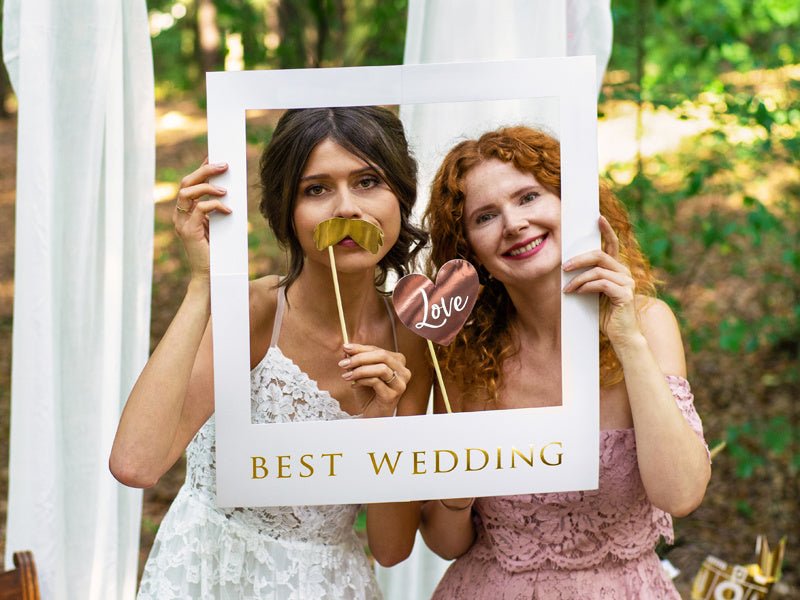 Photobooth Frame Bruiloft van Partydeco koop je bij Partywinkel