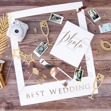 Photobooth Frame Bruiloft van Partydeco koop je bij Partywinkel