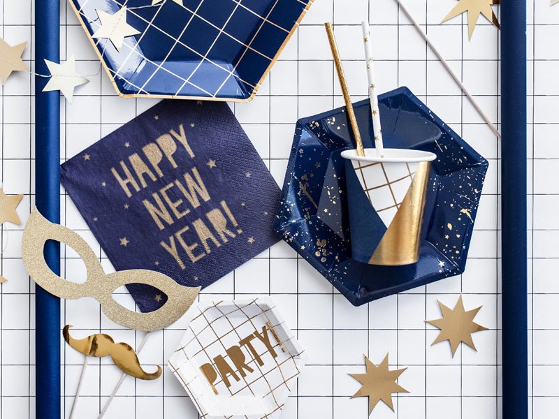 Photobooth Let'S Celebrate Goud 8st van Partydeco koop je bij Partywinkel