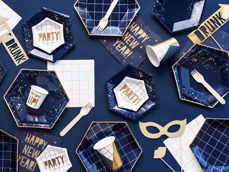Photobooth Let'S Celebrate Goud 8st van Partydeco koop je bij Partywinkel