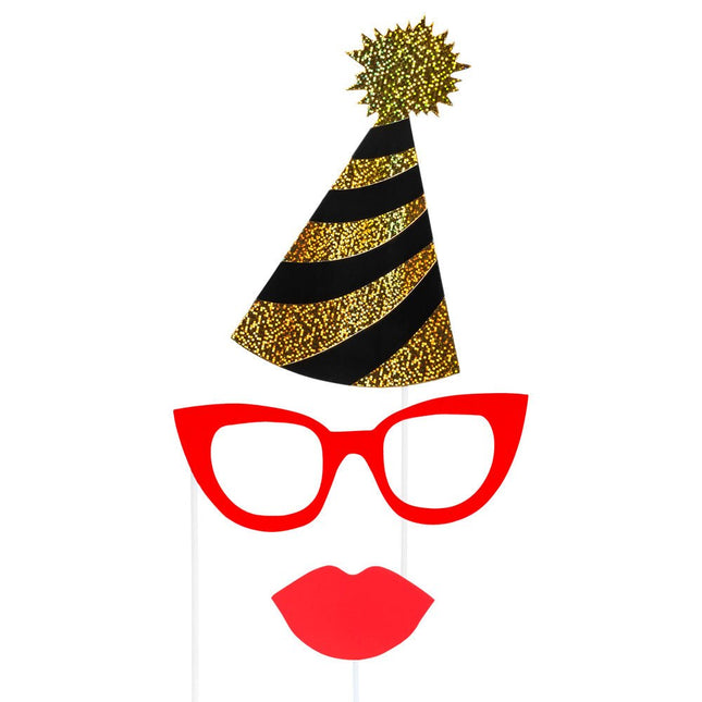 Photobooth Lijst Met Props 13 delig van Boland koop je bij Partywinkel
