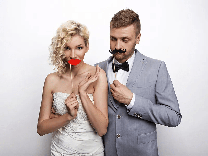 Photobooth Lippen Rood 6st van Partydeco koop je bij Partywinkel