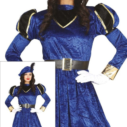Pietenpak Jurk Blauw van Fiestas Guirca koop je bij Partywinkel