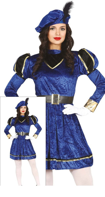 Pietenpak Jurk Blauw van Fiestas Guirca koop je bij Partywinkel