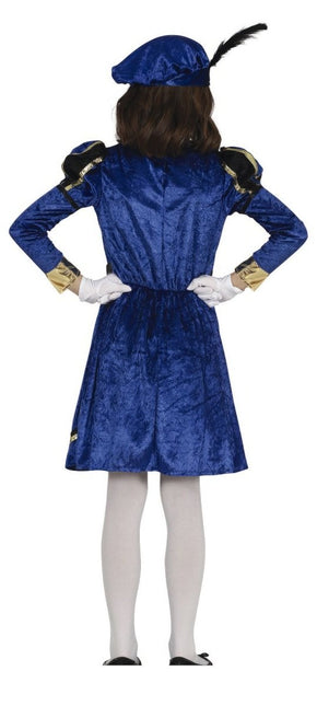 Pietenpak Jurk Kind Blauw/Goud van Fiestas Guirca koop je bij Partywinkel