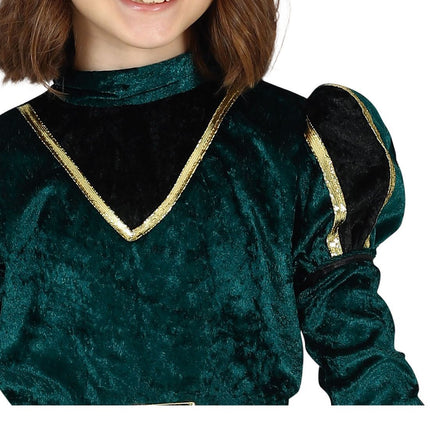 Pietenpak Jurk Kind Groen/Goud van Fiestas Guirca koop je bij Partywinkel