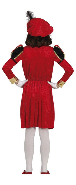 Pietenpak Jurk Kind Rood/Goud van Fiestas Guirca koop je bij Partywinkel