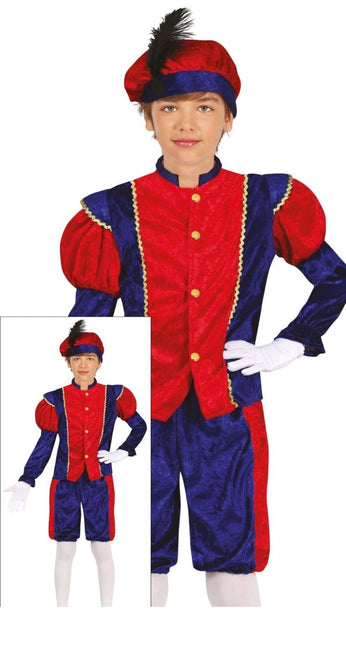 Pietenpak Kind Rood/Blauw van Fiestas Guirca koop je bij Partywinkel