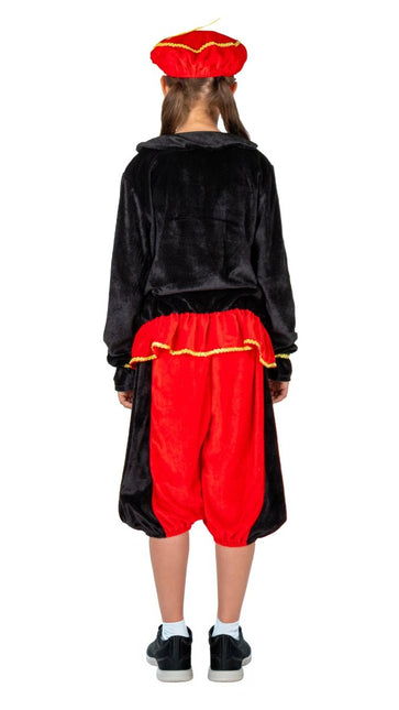 Pietenpakje Kind Rood/Zwart van Folat koop je bij Partywinkel