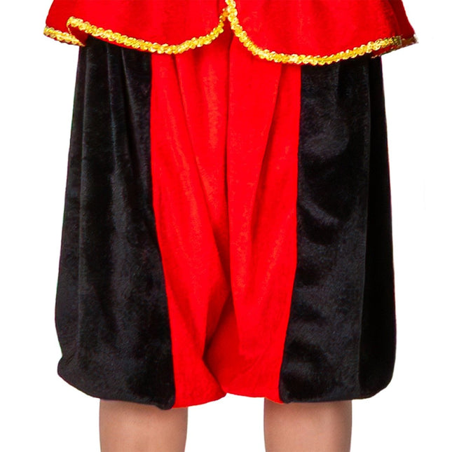 Pietenpakje Kind Rood/Zwart van Folat koop je bij Partywinkel