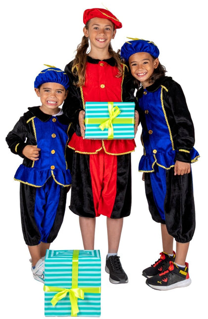 Pietenpakje Kind Rood/Zwart van Folat koop je bij Partywinkel