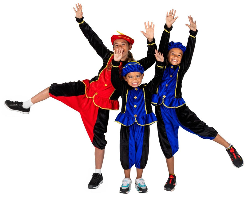 Pietenpakje Kind Rood/Zwart van Folat koop je bij Partywinkel