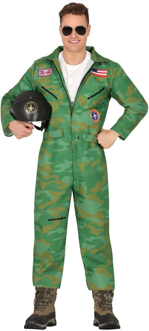 Piloot Jumpsuit Heren van Fiestas Guirca koop je bij Partywinkel
