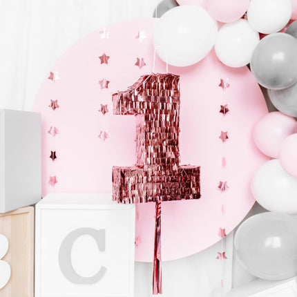 Pinata 1 Jaar 40cm van Partydeco koop je bij Partywinkel