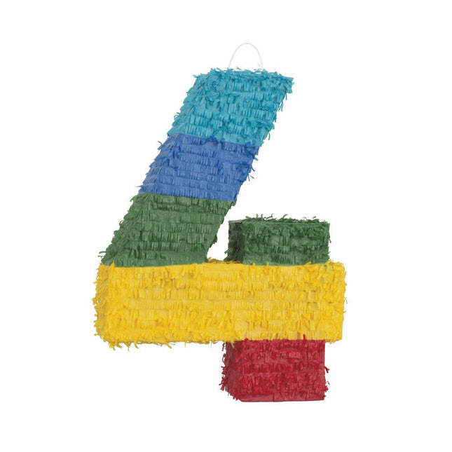 Pinata 4 Jaar 54cm van Unique koop je bij Partywinkel