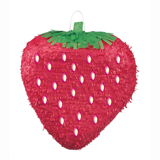 Pinata Aardbei 45cm van Unique koop je bij Partywinkel