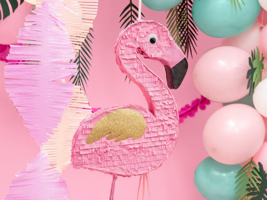 Pinata Flamingo Deluxe 55cm van Partydeco koop je bij Partywinkel