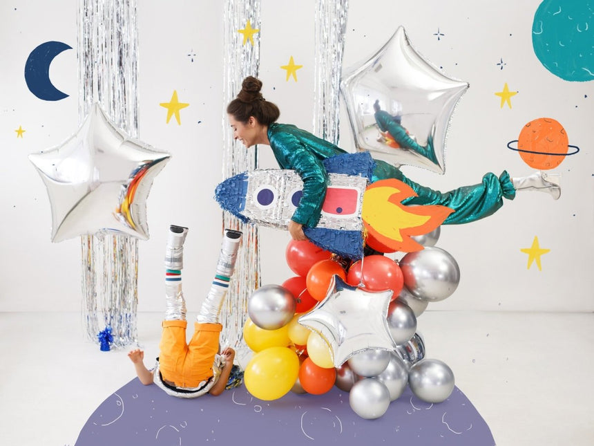 Pinata Raket 70cm van Partydeco koop je bij Partywinkel
