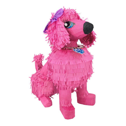 Piñata Roze poedel (45 x 24 x 38 cm) van Boland koop je bij Partywinkel