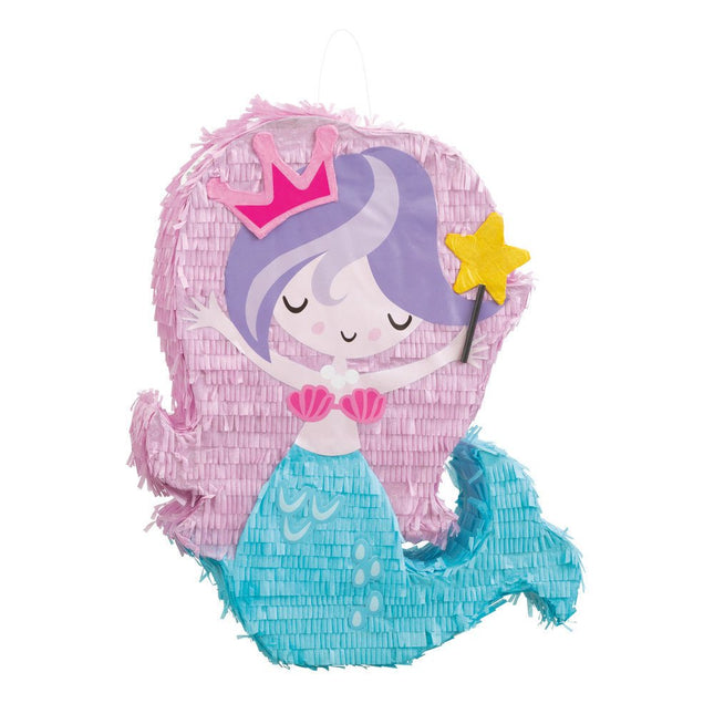 Pinata Zeemeermin 16cm van Unique koop je bij Partywinkel
