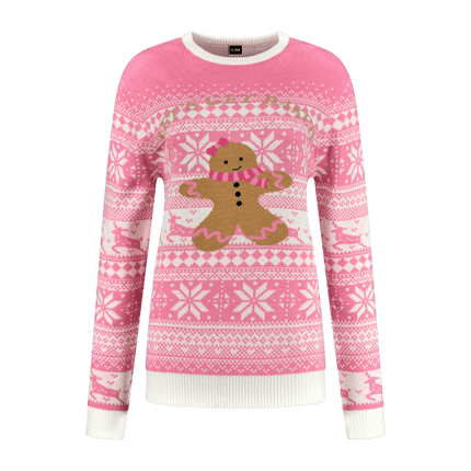 Pink Gingerbread Trui voor kinderen van Haus Huberts koop je bij Partywinkel
