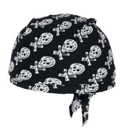 Piraat Bandana Zwart Wit van Fiestas Guirca koop je bij Partywinkel