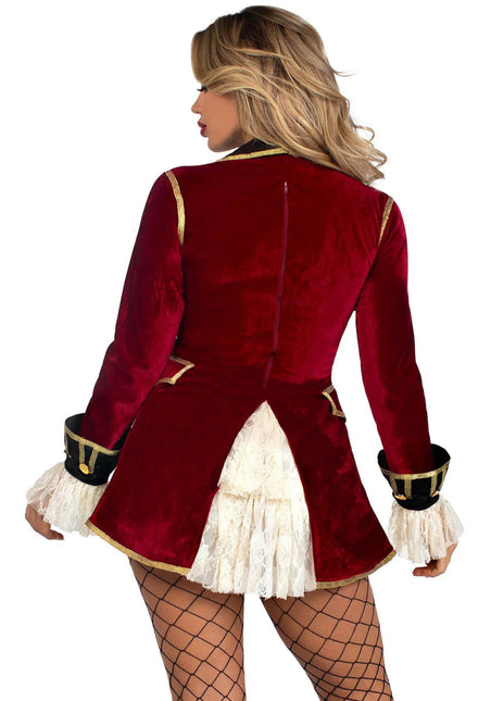 Piraat Jurk Bordeaux Rood Dames Leg Avenue van Leg Avenue koop je bij Partywinkel