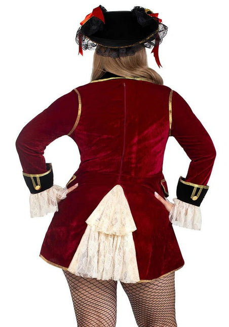 Piraat Jurk Rood Wit Dames Leg Avenue van Leg Avenue koop je bij Partywinkel
