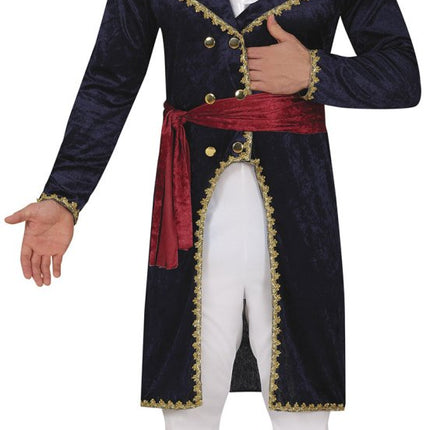 Piraat Kostuum Blauw Rood Heren van Fiestas Guirca koop je bij Partywinkel