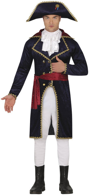 Piraat Kostuum Blauw Rood Heren van Fiestas Guirca koop je bij Partywinkel