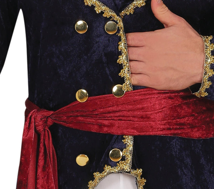 Piraat Kostuum Blauw Rood Heren van Fiestas Guirca koop je bij Partywinkel