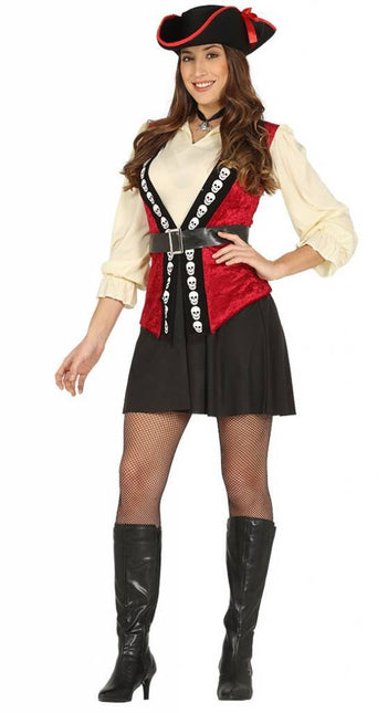 Piraat Kostuum Dames Schedels van Fiestas Guirca koop je bij Partywinkel