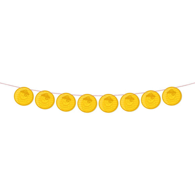 Piraat Slinger Gouden Munten 2m van WeFiesta koop je bij Partywinkel