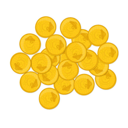 Piraat Tafelconfetti Gouden Munten 16gr van WeFiesta koop je bij Partywinkel