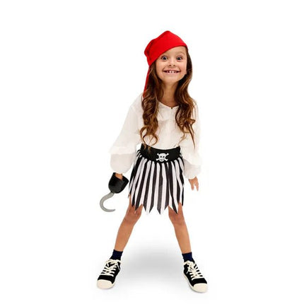 Piratenpak Meisje 2 delig van Partydeco koop je bij Partywinkel